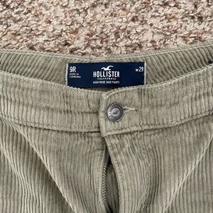 Only worn a couple times! Hollister corduroy pants! size 9